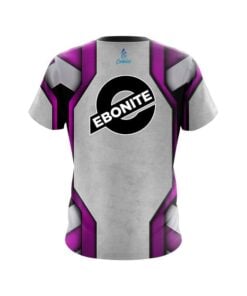 Alternative view of Ebonite Iron Purple CoolWick Bowling Jersey