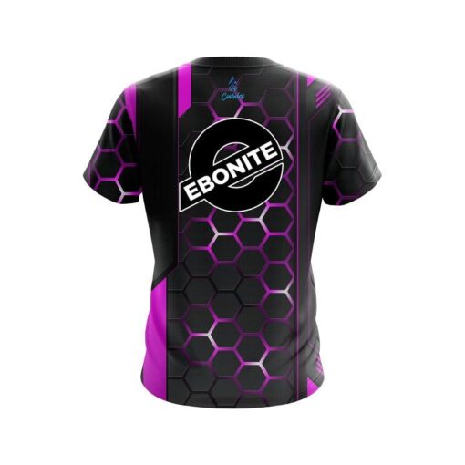 Ebonite Pink Steel Comb CoolWick Bowling Jersey - Image 2