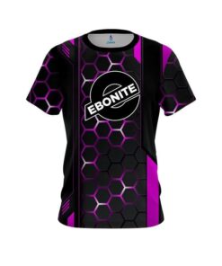 Ebonite Pink Steel Comb CoolWick Bowling Jersey