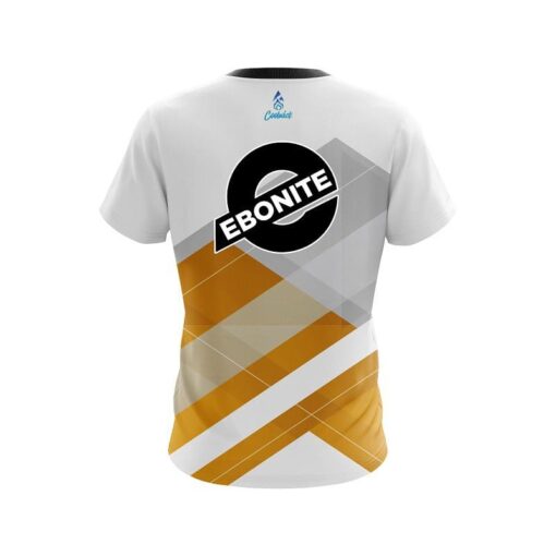 Ebonite Racing Orange CoolWick Bowling Jersey - Image 2