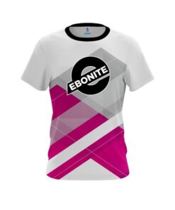 Ebonite Racing Pink CoolWick Bowling Jersey