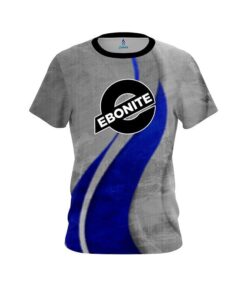 Ebonite Rough Edges Blue CoolWick Bowling Jersey