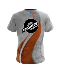 Alternative view of Ebonite Rough Edges Orange CoolWick Bowling Jersey