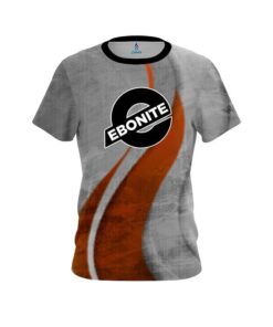 Ebonite Rough Edges Orange CoolWick Bowling Jersey