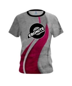 Ebonite Rough Edges Pink CoolWick Bowling Jersey