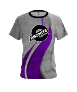 Ebonite Rough Edges Purple CoolWick Bowling Jersey