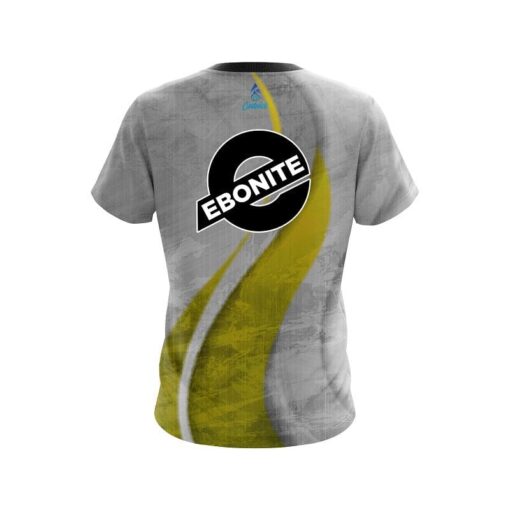 Ebonite Rough Edges Yellow CoolWick Bowling Jersey - Image 2