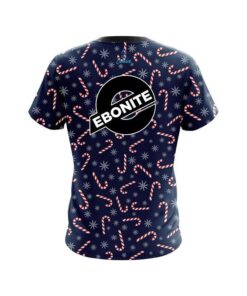 Alternative view of Ebonite Snowy Candy Cane CoolWick Bowling Jersey