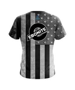 Alternative view of Ebonite USA Steel Flag CoolWick Bowling Jersey