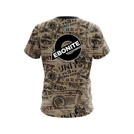 Ebonite Urban Military Grunge CoolWick Bowling Jersey - Image 2
