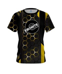 Ebonite Yellow Steel Comb CoolWick Bowling Jersey