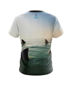 Alternative view of Plain Feeding Frenzy CoolWick Bowling Jersey