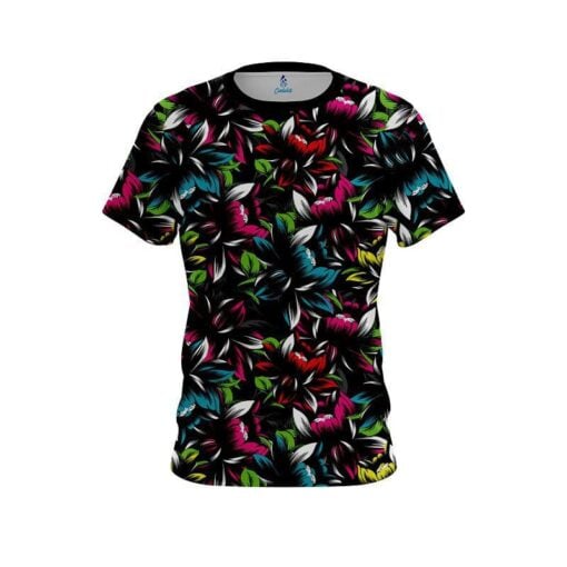 Plain Flower Bloom CoolWick Bowling Jersey