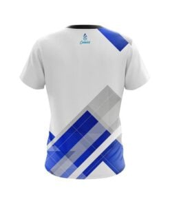 Alternative view of Plain Flyer Blue CoolWick Bowling Jersey