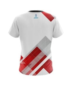 Alternative view of Plain Flyer Red CoolWick Bowling Jersey