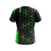Plain Green Steel Comb CoolWick Bowling Jersey - Image 2