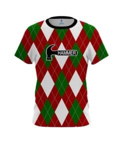 Hammer Argyle Green CoolWick Bowling Jersey