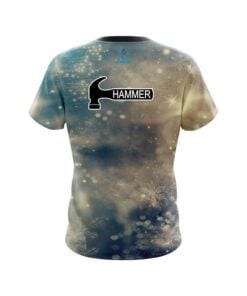 Alternative view of Hammer Blurred Snowflakes CoolWick Bowling Jersey