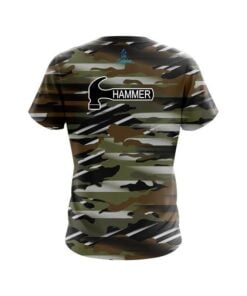 Alternative view of Hammer Camo Grunge CoolWick Bowling Jersey