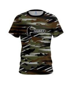 Hammer Camo Grunge CoolWick Bowling Jersey