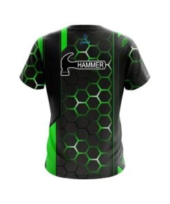 Alternative view of Hammer Green Steel Comb CoolWick Bowling Jersey