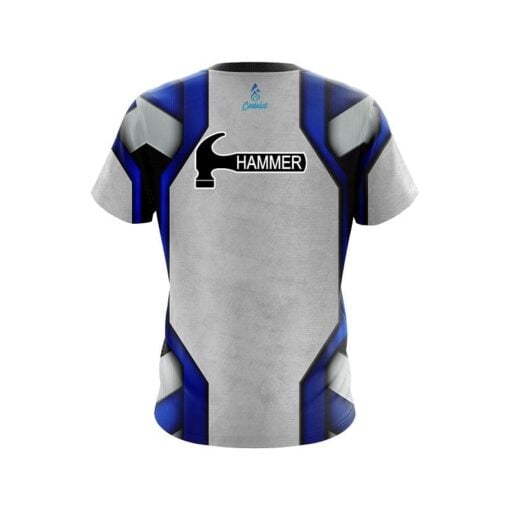 Hammer Iron Blue CoolWick Bowling Jersey - Image 2