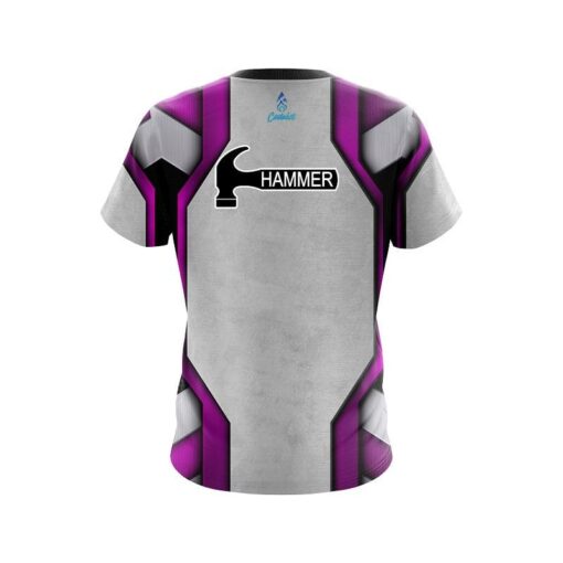 Hammer Iron Purple CoolWick Bowling Jersey - Image 2