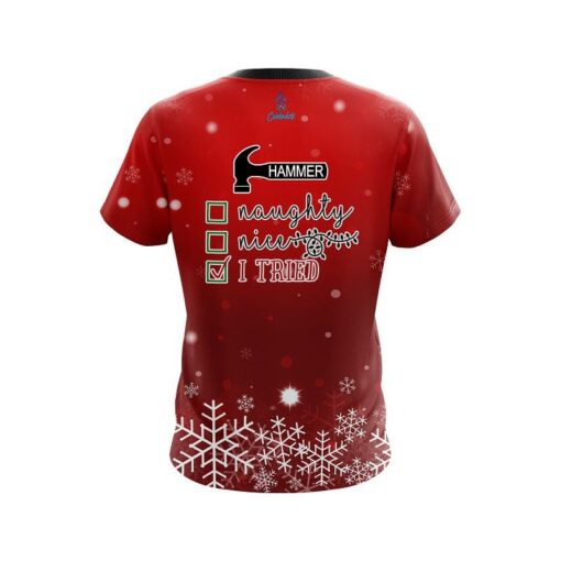 Hammer Naughty Or Nice CoolWick Bowling Jersey - Image 2