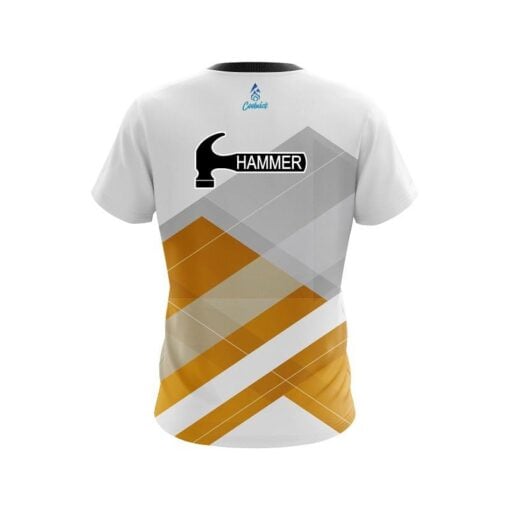 Hammer Racing Orange CoolWick Bowling Jersey - Image 2