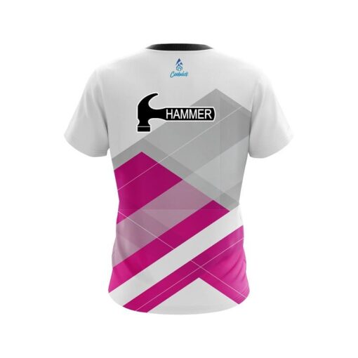 Hammer Racing Pink CoolWick Bowling Jersey - Image 2