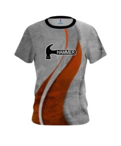 Hammer Rough Edges Orange CoolWick Bowling Jersey