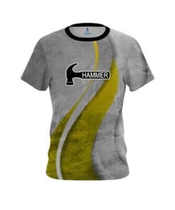 Hammer Rough Edges Yellow CoolWick Bowling Jersey