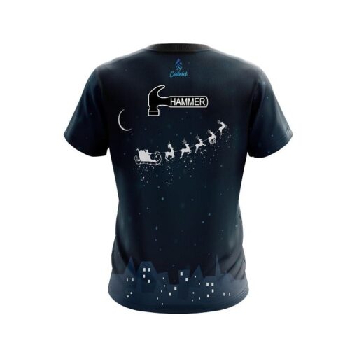 Hammer Santa Express CoolWick Bowling Jersey - Image 2