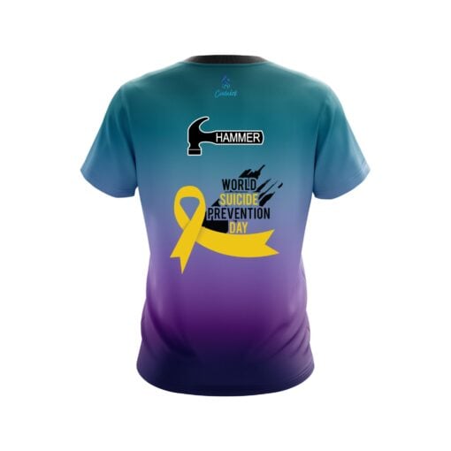Hammer Suicide Prevention CoolWick Bowling Jersey - Image 2