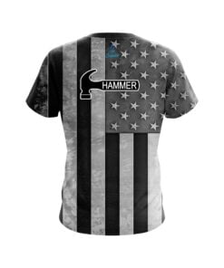 Alternative view of Hammer USA Steel Flag CoolWick Bowling Jersey
