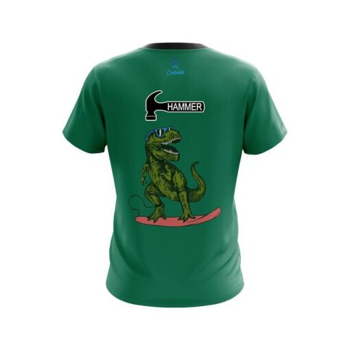 Hammer Wild Rex Surf CoolWick Bowling Jersey - Image 2