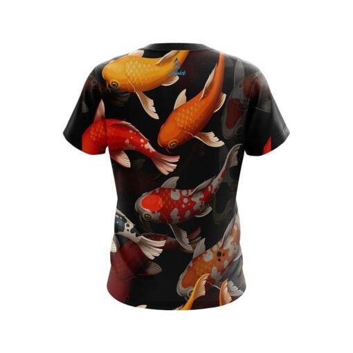 Plain Koi Pond CoolWick Bowling Jersey - Image 2