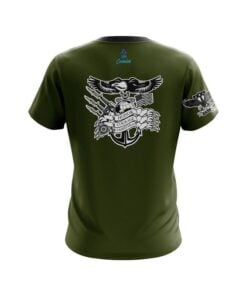 Alternative view of Plain Military Honor CoolWick Bowling Jersey