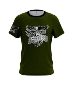 Plain Military Honor CoolWick Bowling Jersey