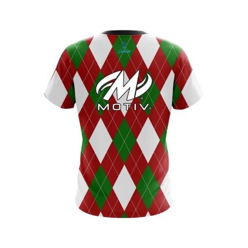 Motiv Argyle Green CoolWick Bowling Jersey - Image 2