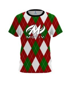 Motiv Argyle Green CoolWick Bowling Jersey