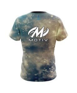 Alternative view of Motiv Blurred Snowflakes CoolWick Bowling Jersey
