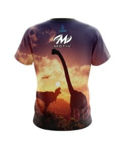 Alternative view of Motiv Dinosaur Forest Escape CoolWick Bowling Jersey