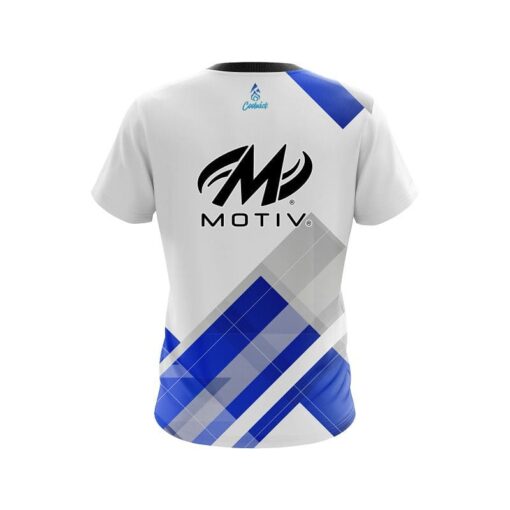 Motiv Flyer Blue CoolWick Bowling Jersey - Image 2