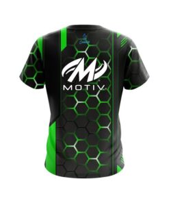 Alternative view of Motiv Green Steel Comb CoolWick Bowling Jersey