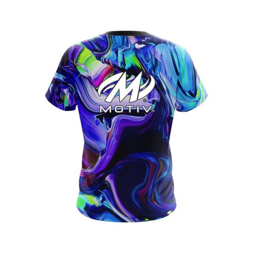 Motiv Holographic Blob CoolWick Bowling Jersey - Image 2