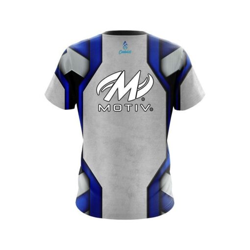 Motiv Iron Blue CoolWick Bowling Jersey - Image 2