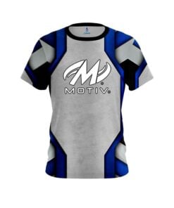 Motiv Iron Blue CoolWick Bowling Jersey