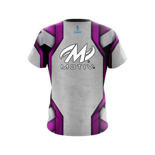 Motiv Iron Purple CoolWick Bowling Jersey - Image 2