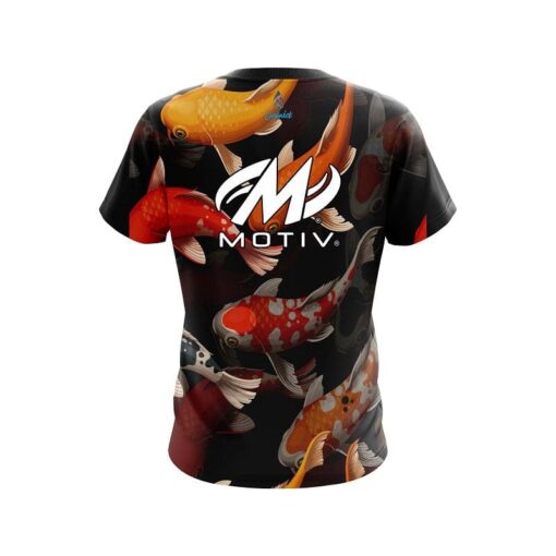 Motiv Koi Pond CoolWick Bowling Jersey - Image 2